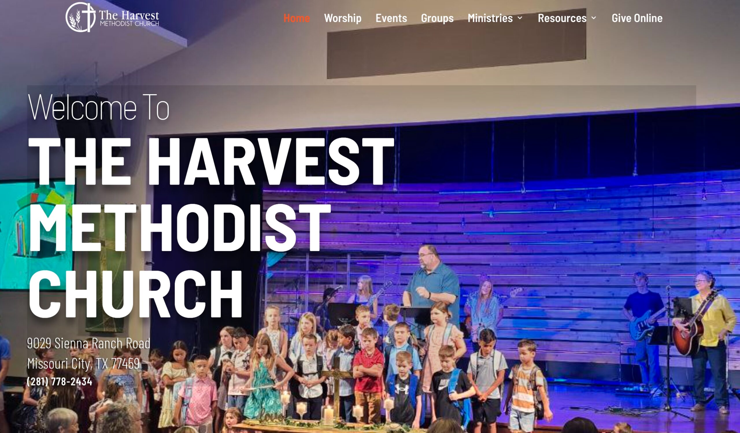 Screenshot of the homepage of the Victoria 100 club website, designed and built by BrandUs of Victoria, TX